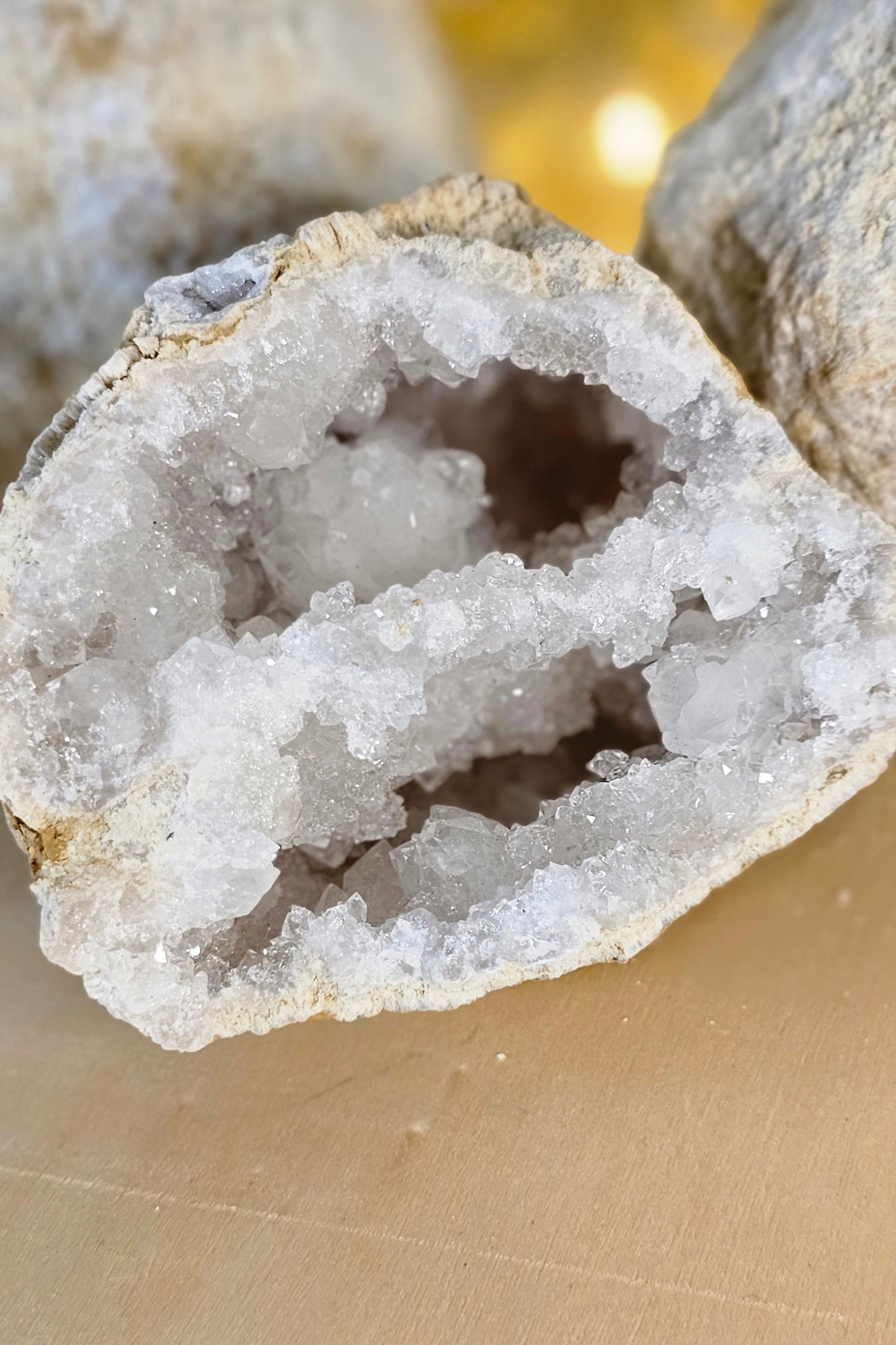 Crack Your Own XL White Quartz Geodes