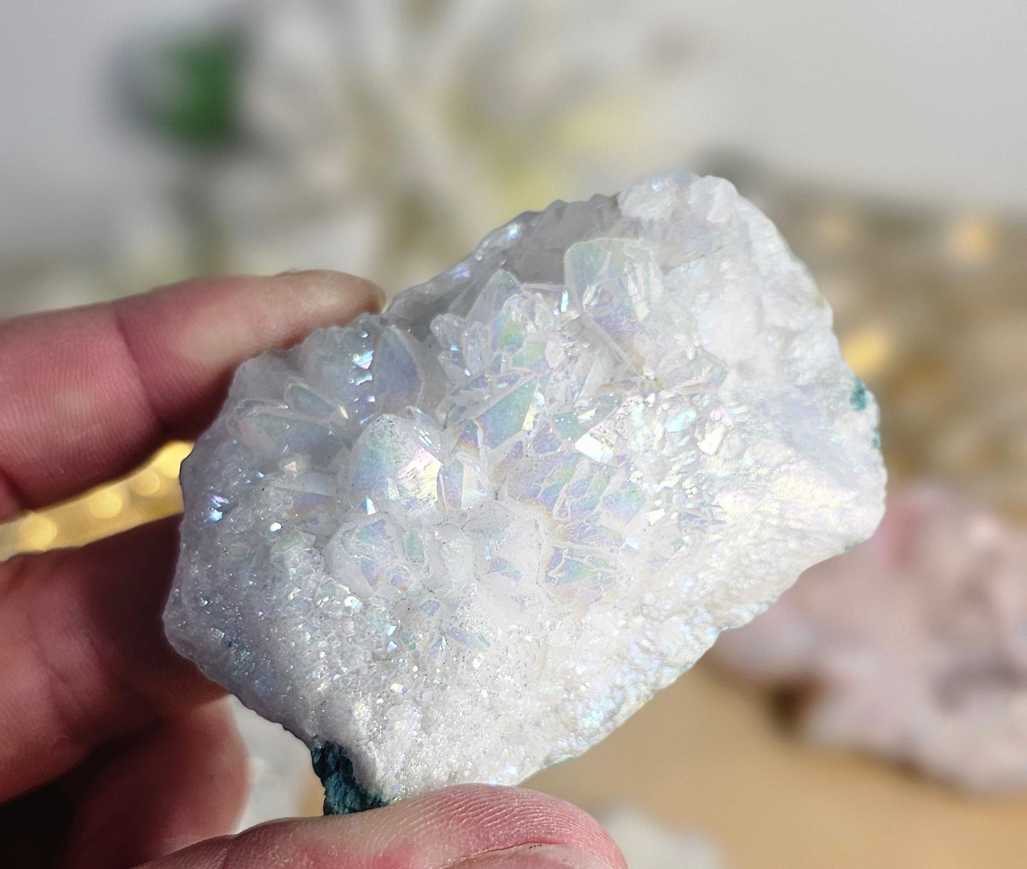 Aura Coated Quartz Geode Pieces
