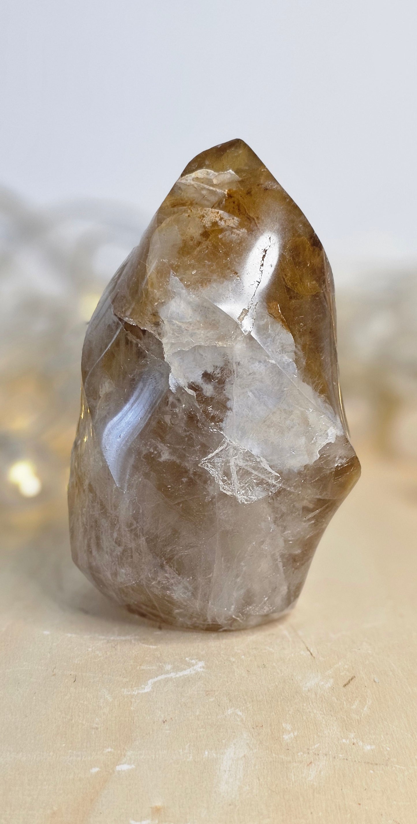Golden Healer Flame Carving