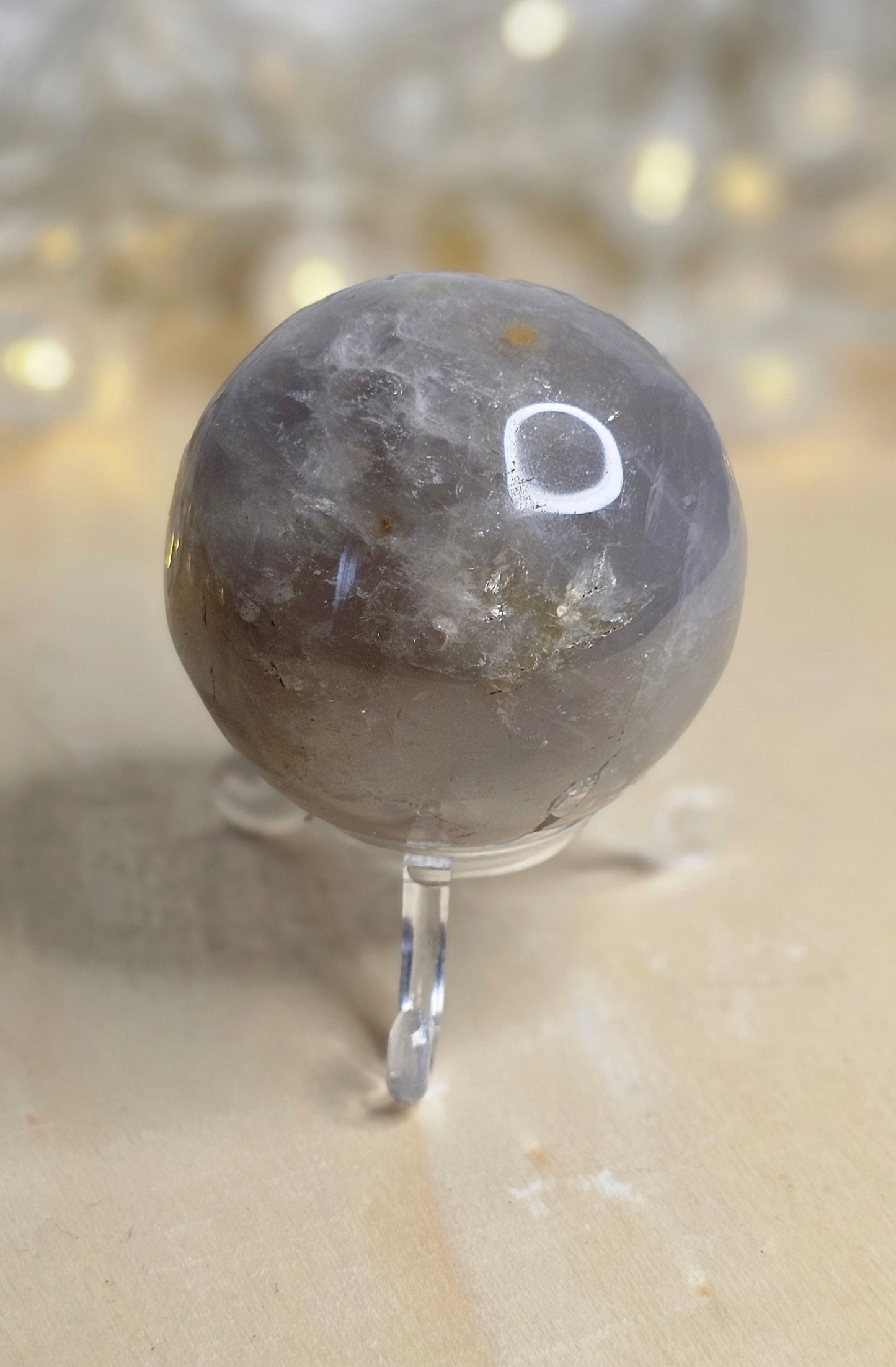 Blue Rose Quartz Sphere