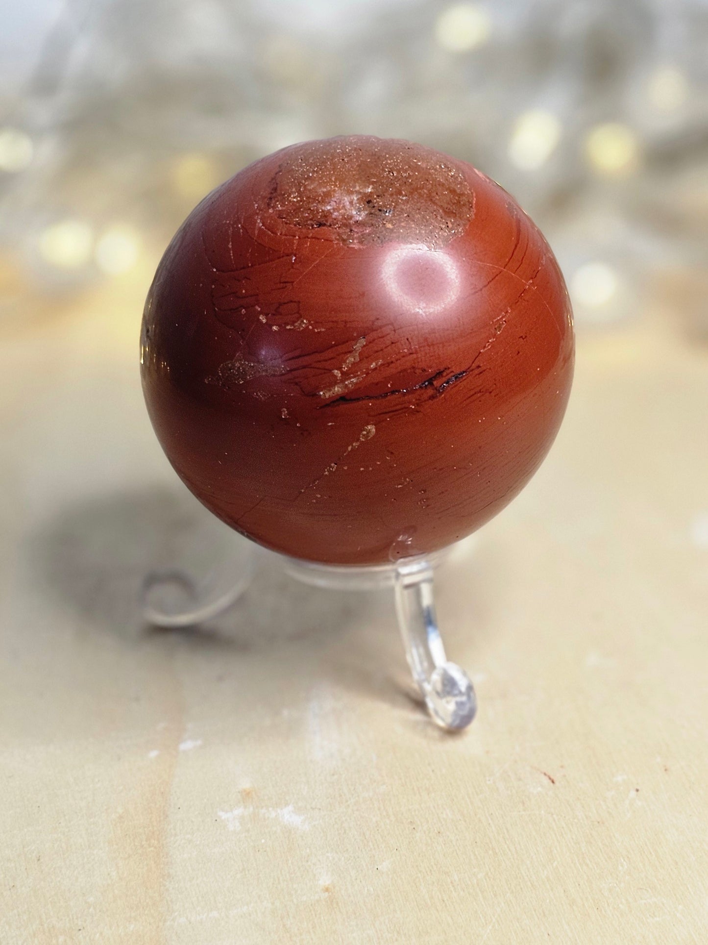 Red Jasper Sphere