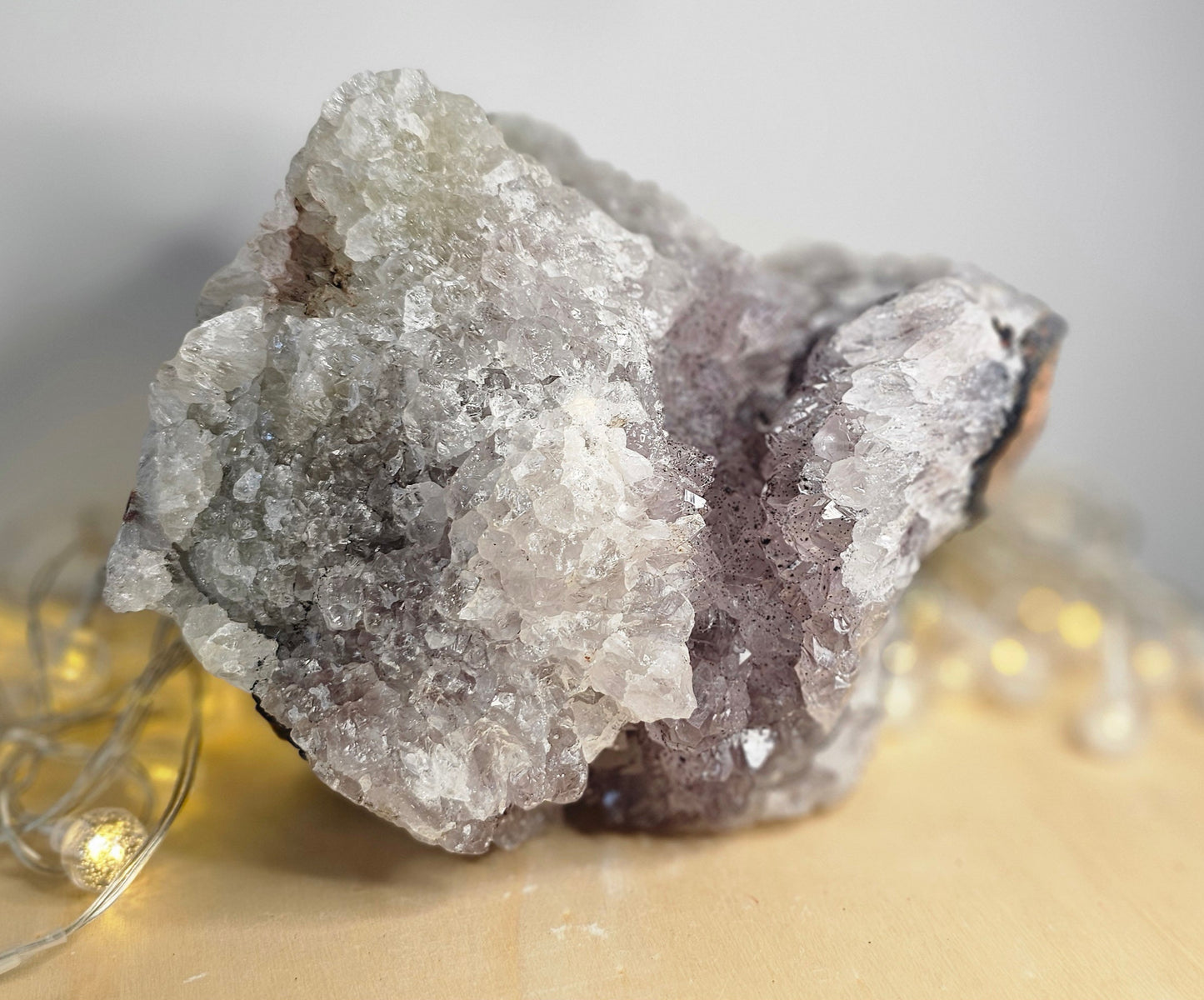 Huge Raw Amethyst & Quartz Piece with Inclusions