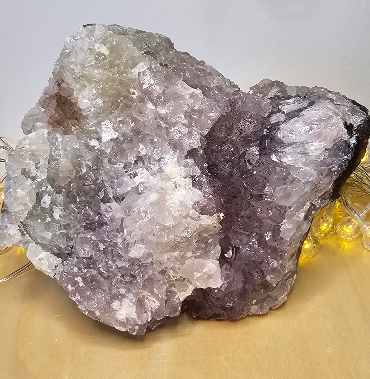 Huge Raw Amethyst & Quartz Piece with Inclusions