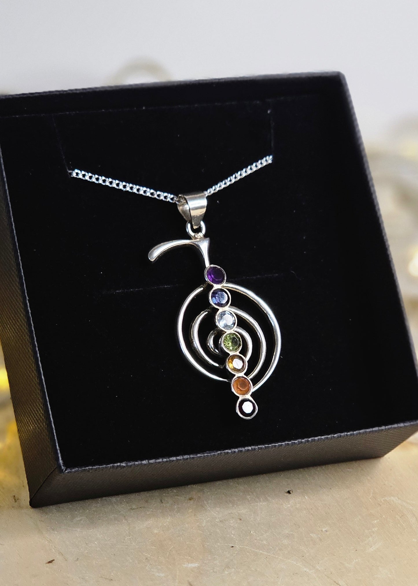 925 Silver Chakra Pendant