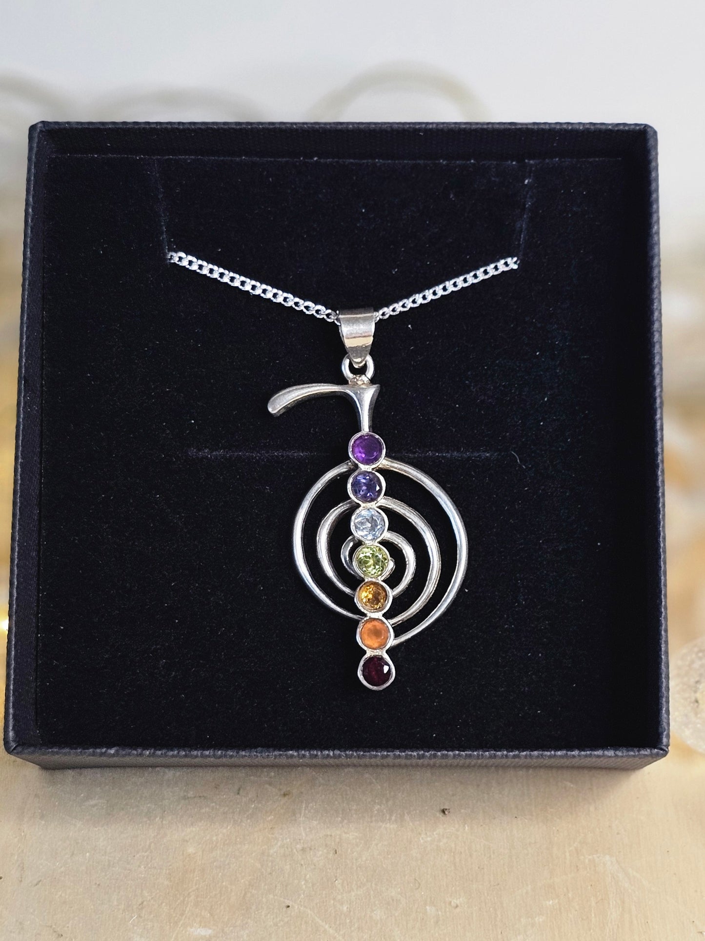 925 Silver Chakra Pendant
