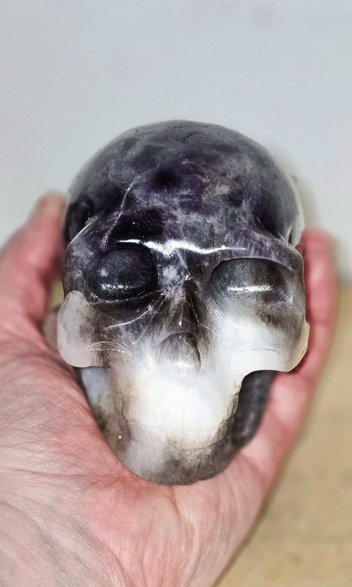 Huge Amethyst Skull