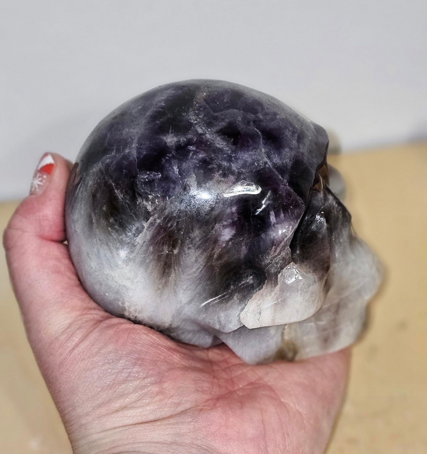 Huge Amethyst Skull