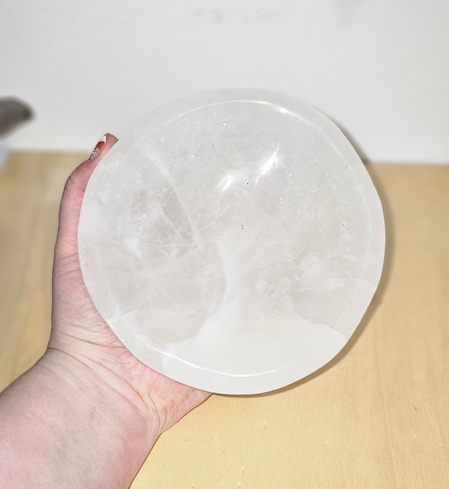 Huge Clear Quartz Bowl