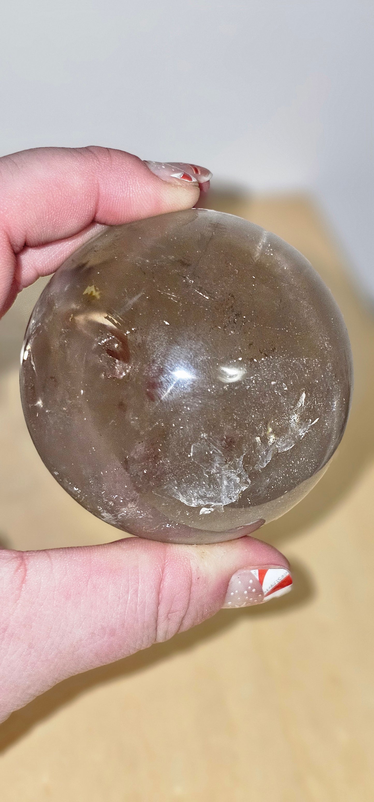Large Smokey Quartz Sphere