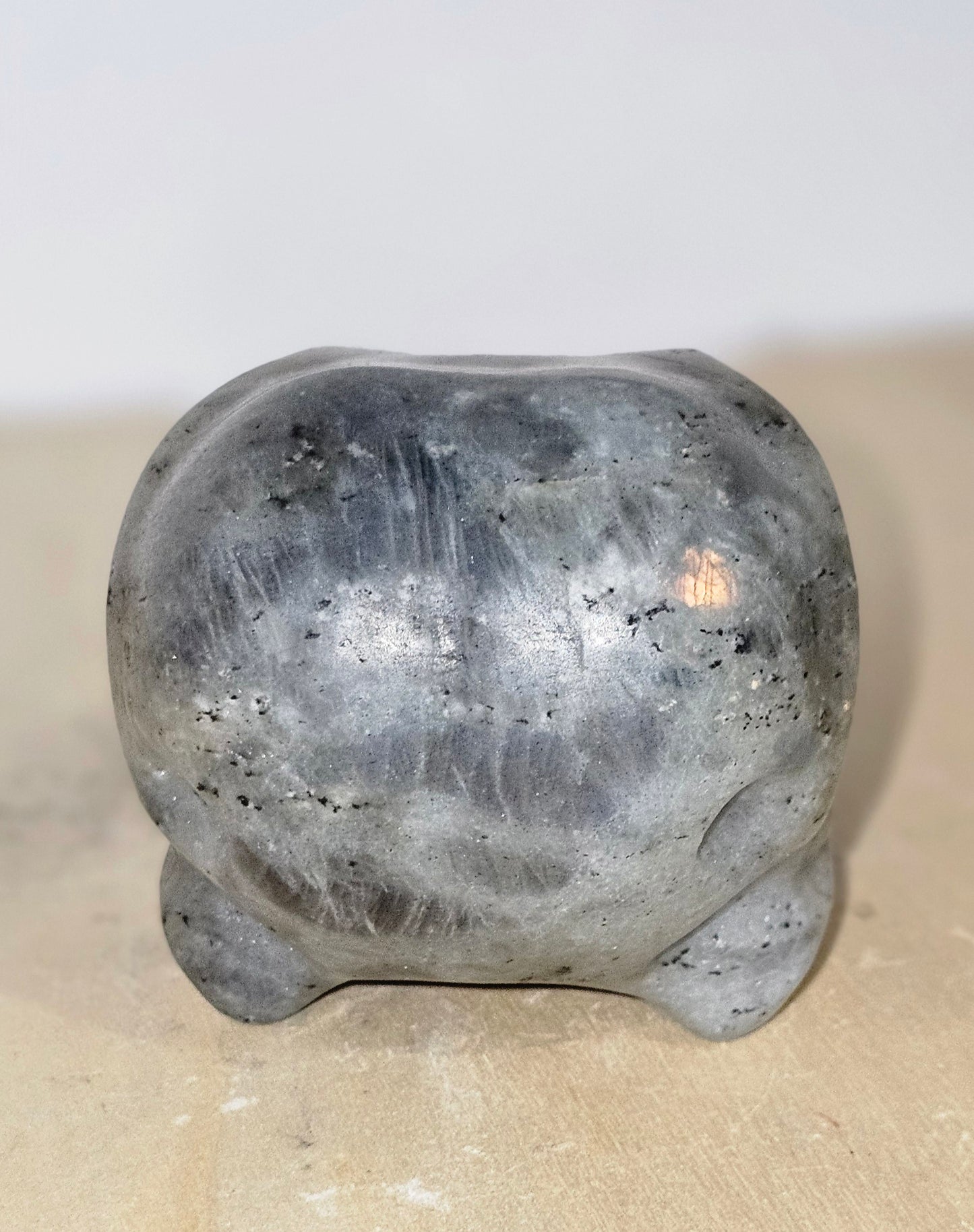 Labradorite Raven Skull