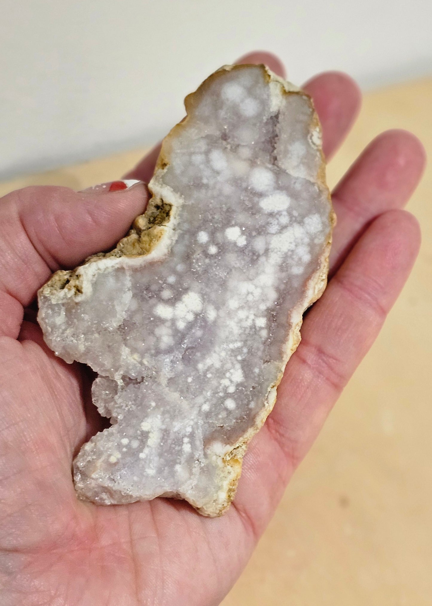 Pink Amethyst Polished Slice