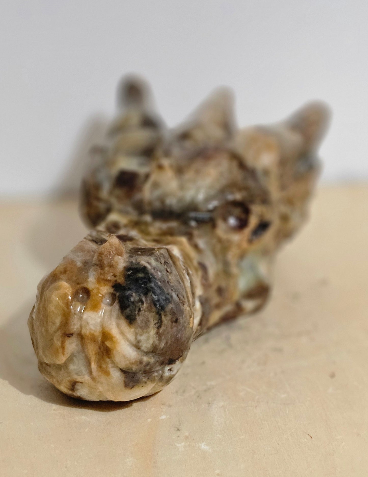 Huge Calcite Dragon Head