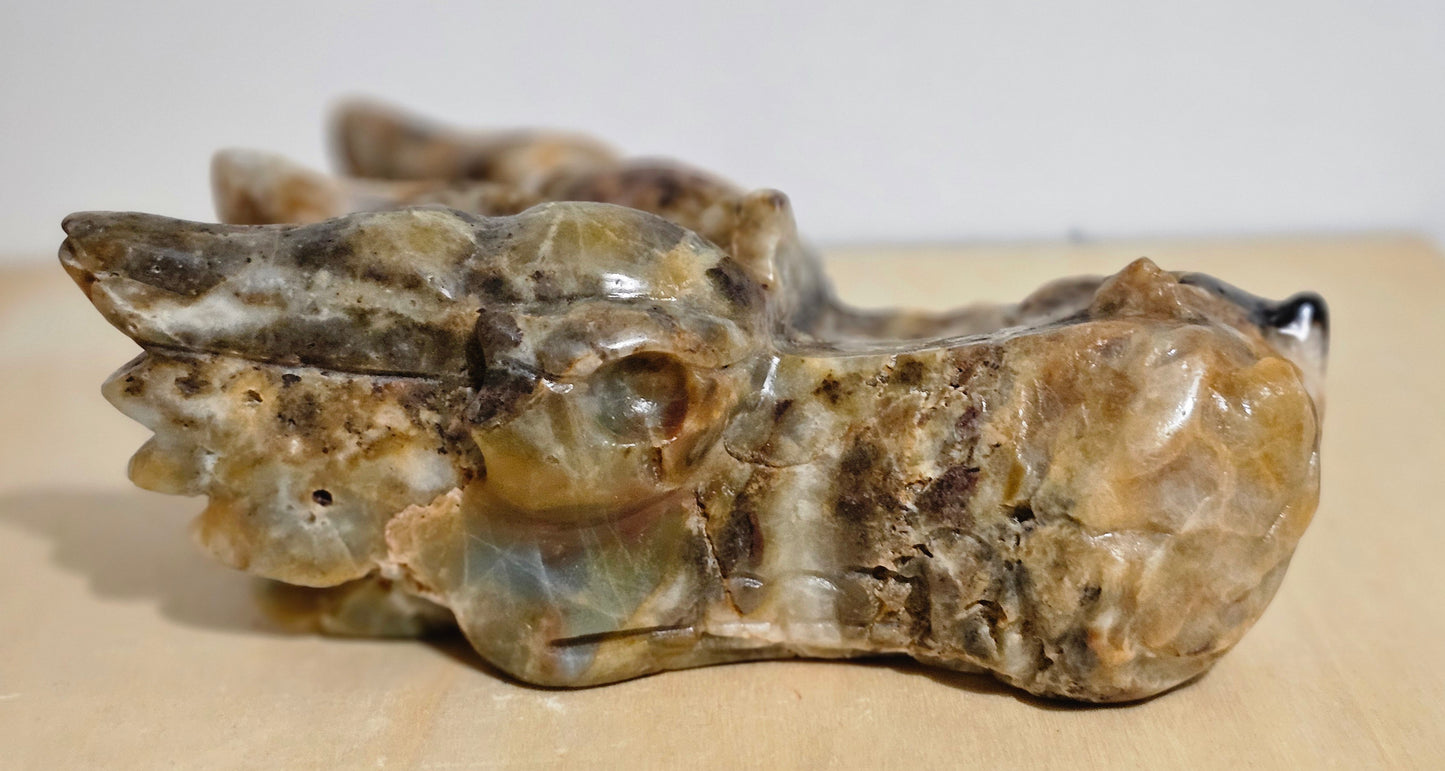 Huge Calcite Dragon Head