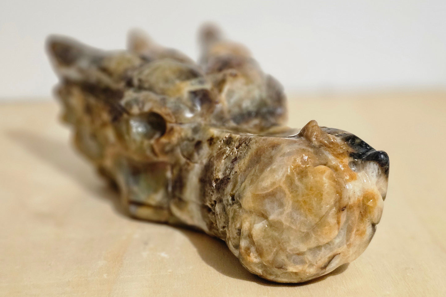 Huge Calcite Dragon Head