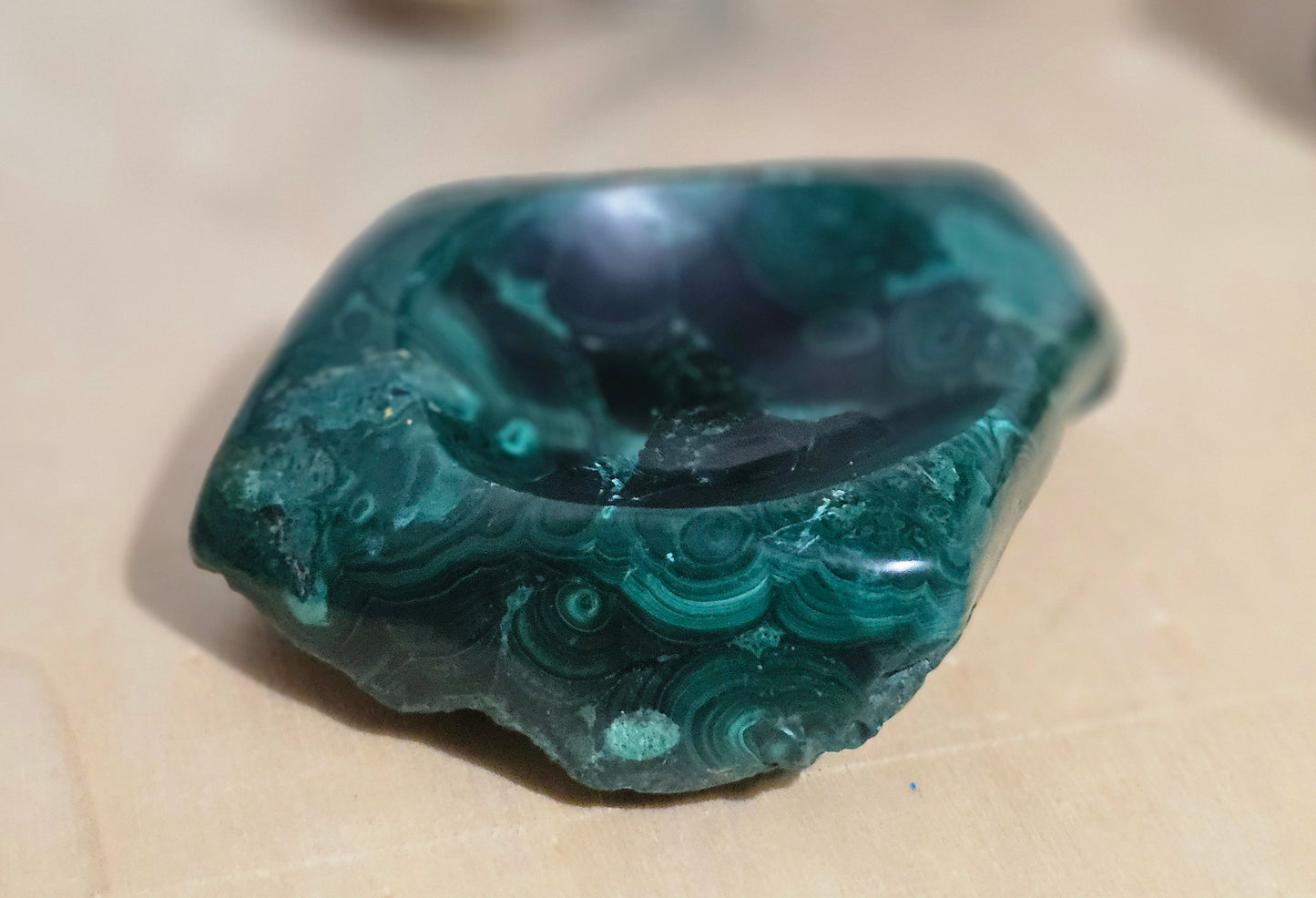 Malachite Ashtray Bowl