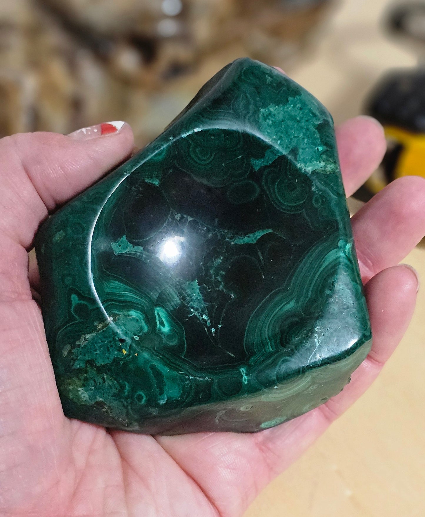 Malachite Ashtray Bowl