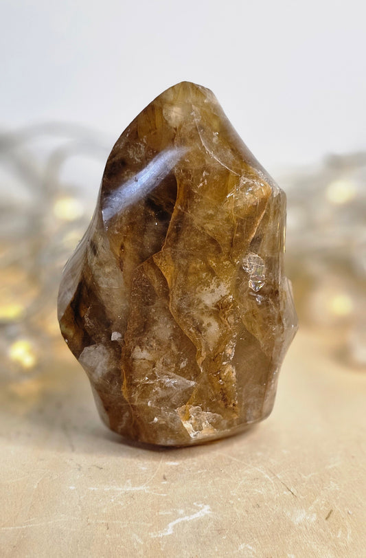 Golden Healer Flame Carving