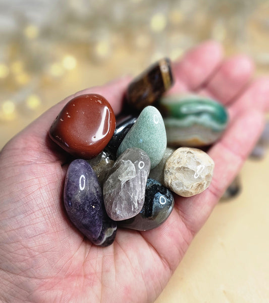 3 Random Large Tublestone Crystals