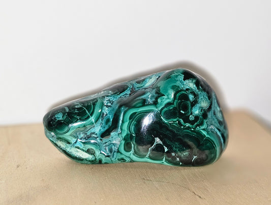 Polished Malachite and Chrysocolla Specimen