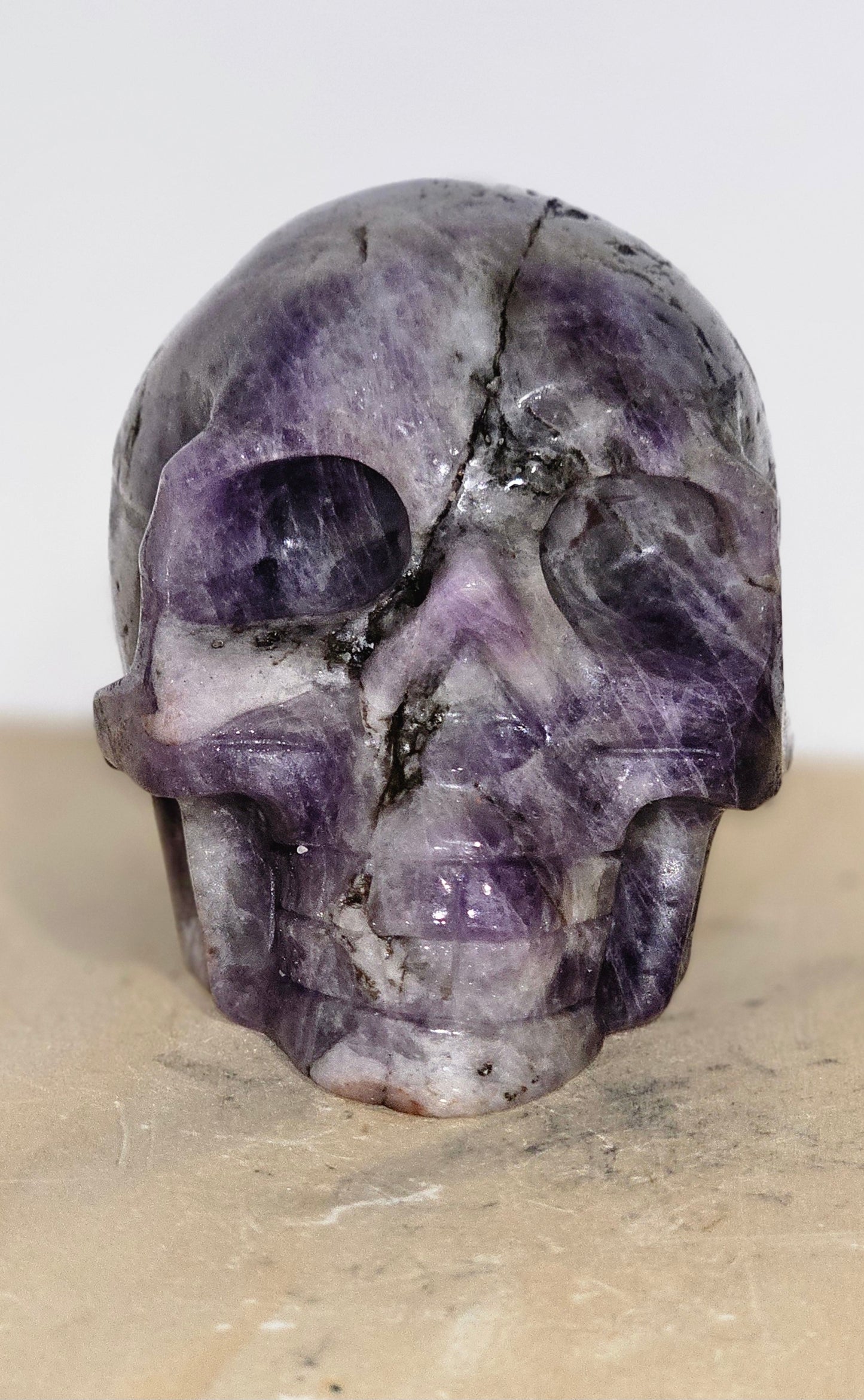 Huge Amethyst Skull