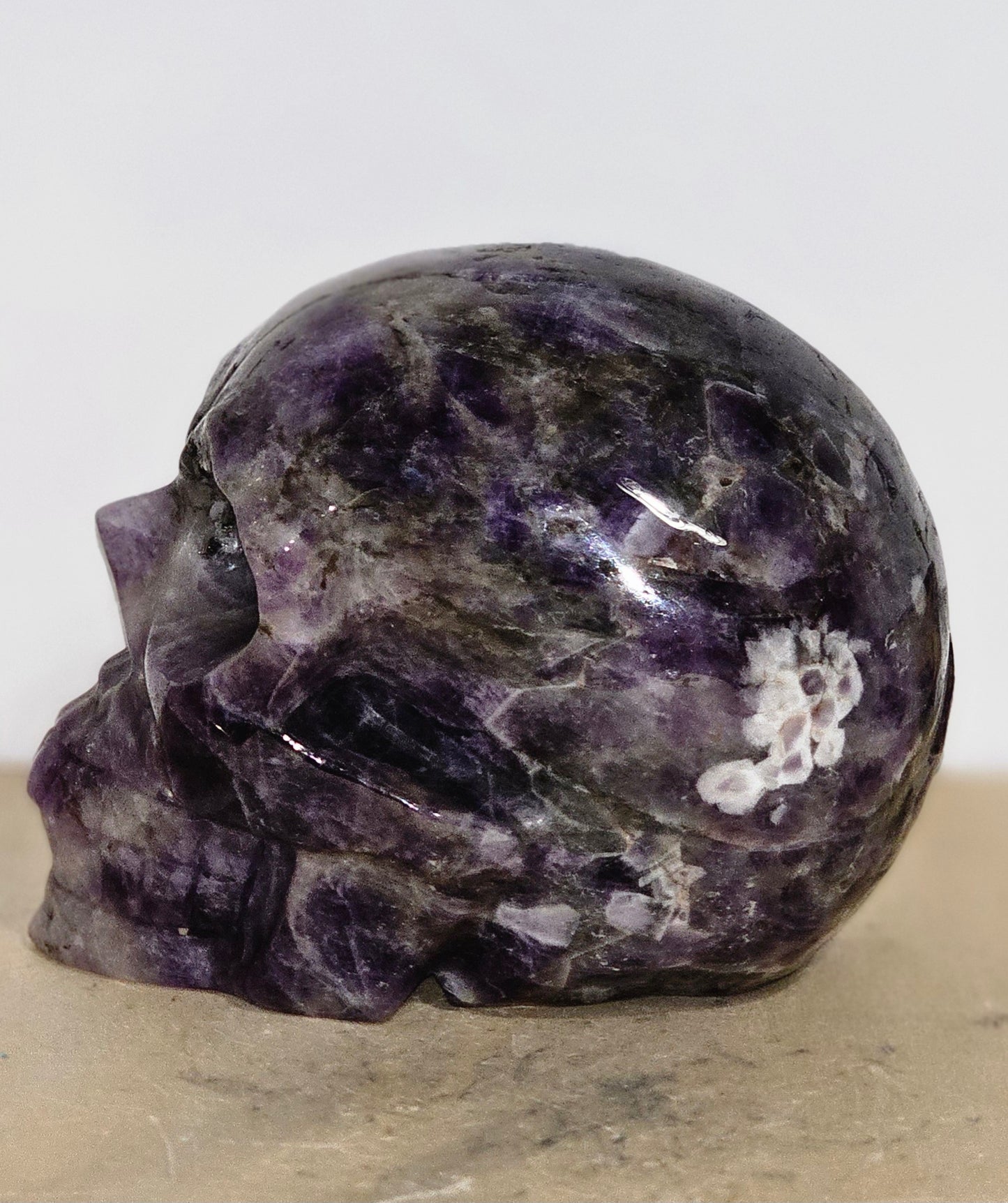Huge Amethyst Skull