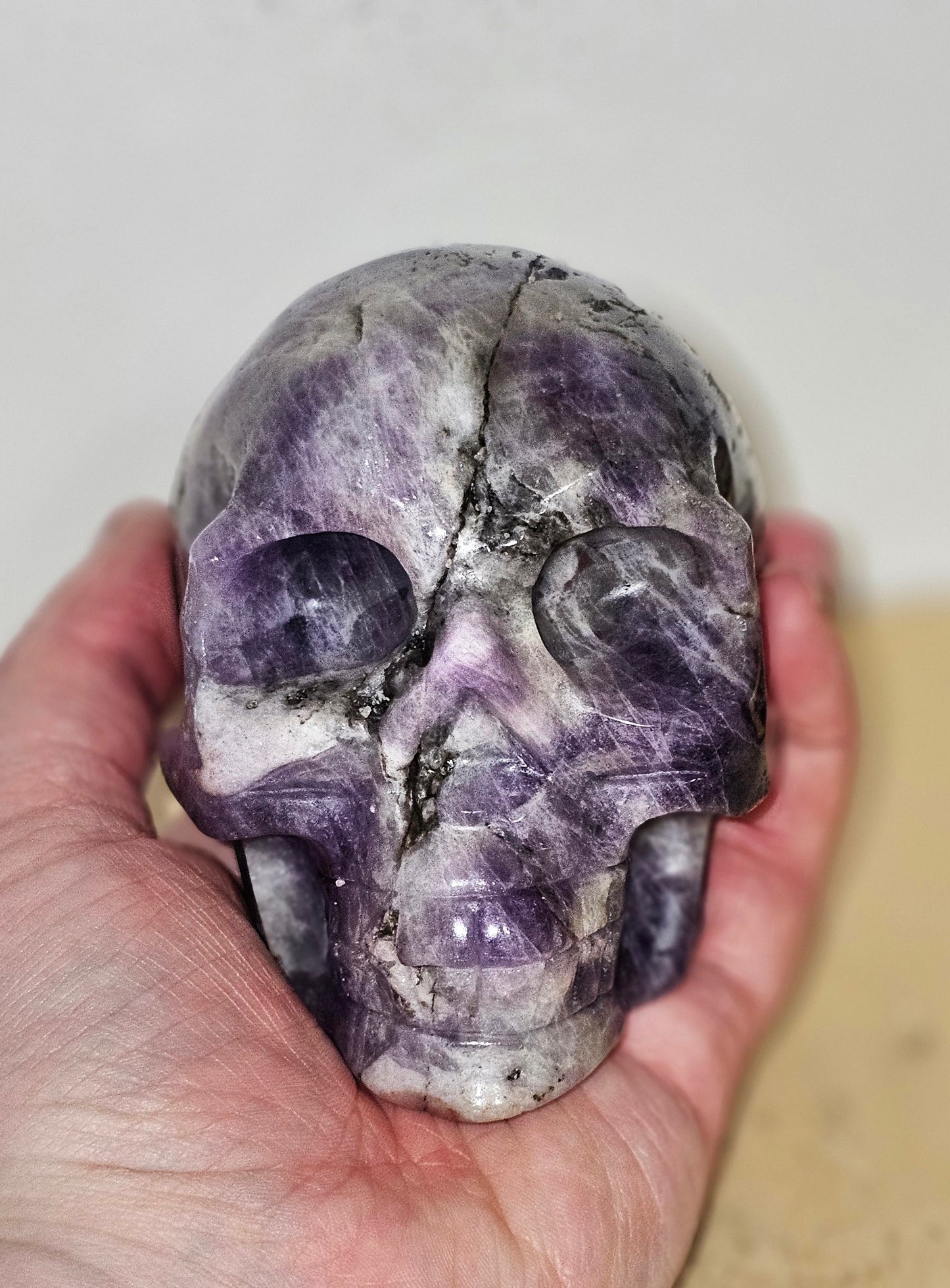 Huge Amethyst Skull