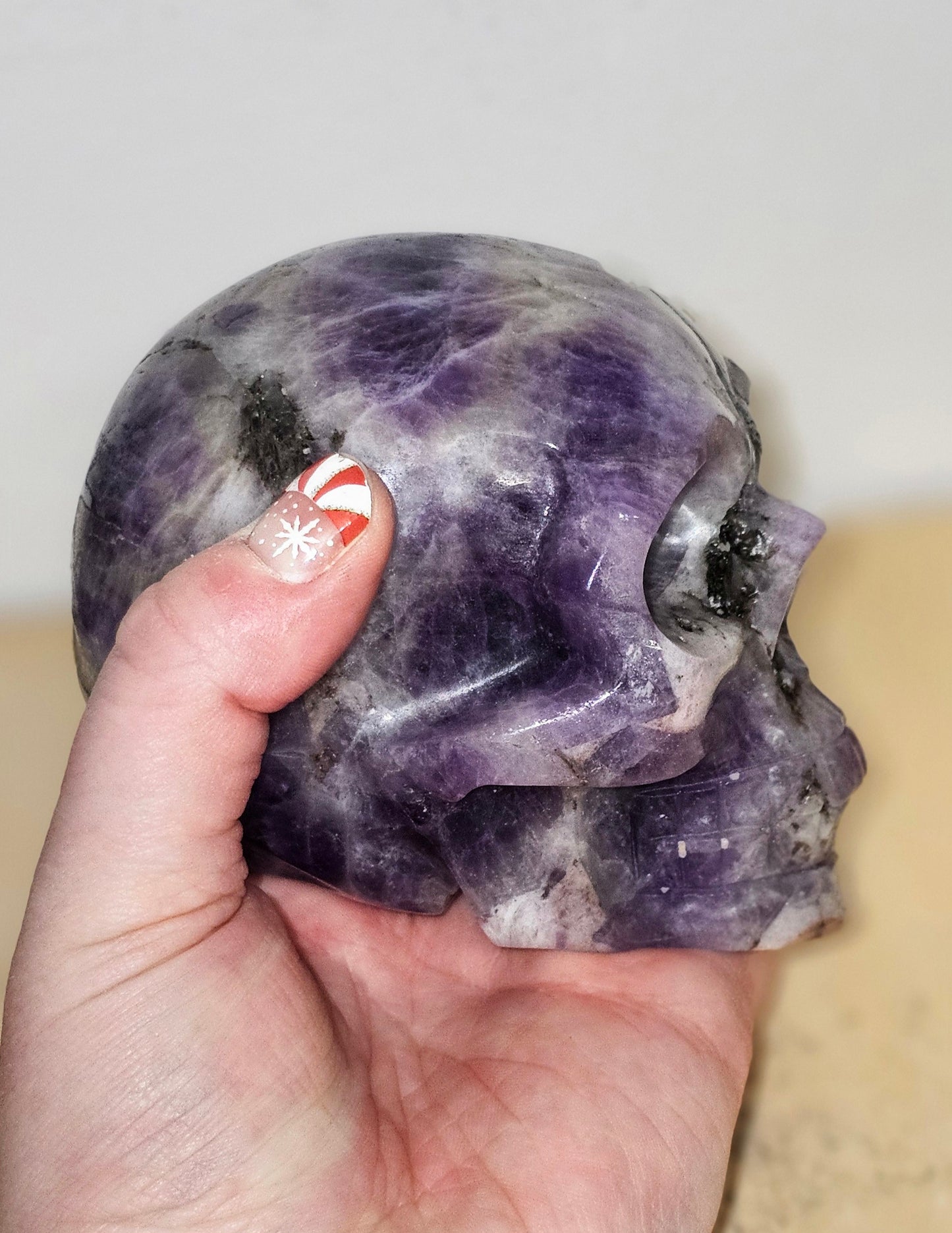 Huge Amethyst Skull