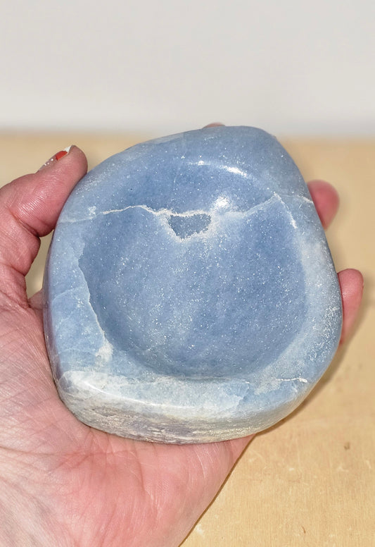 Blue Calcite Bowl