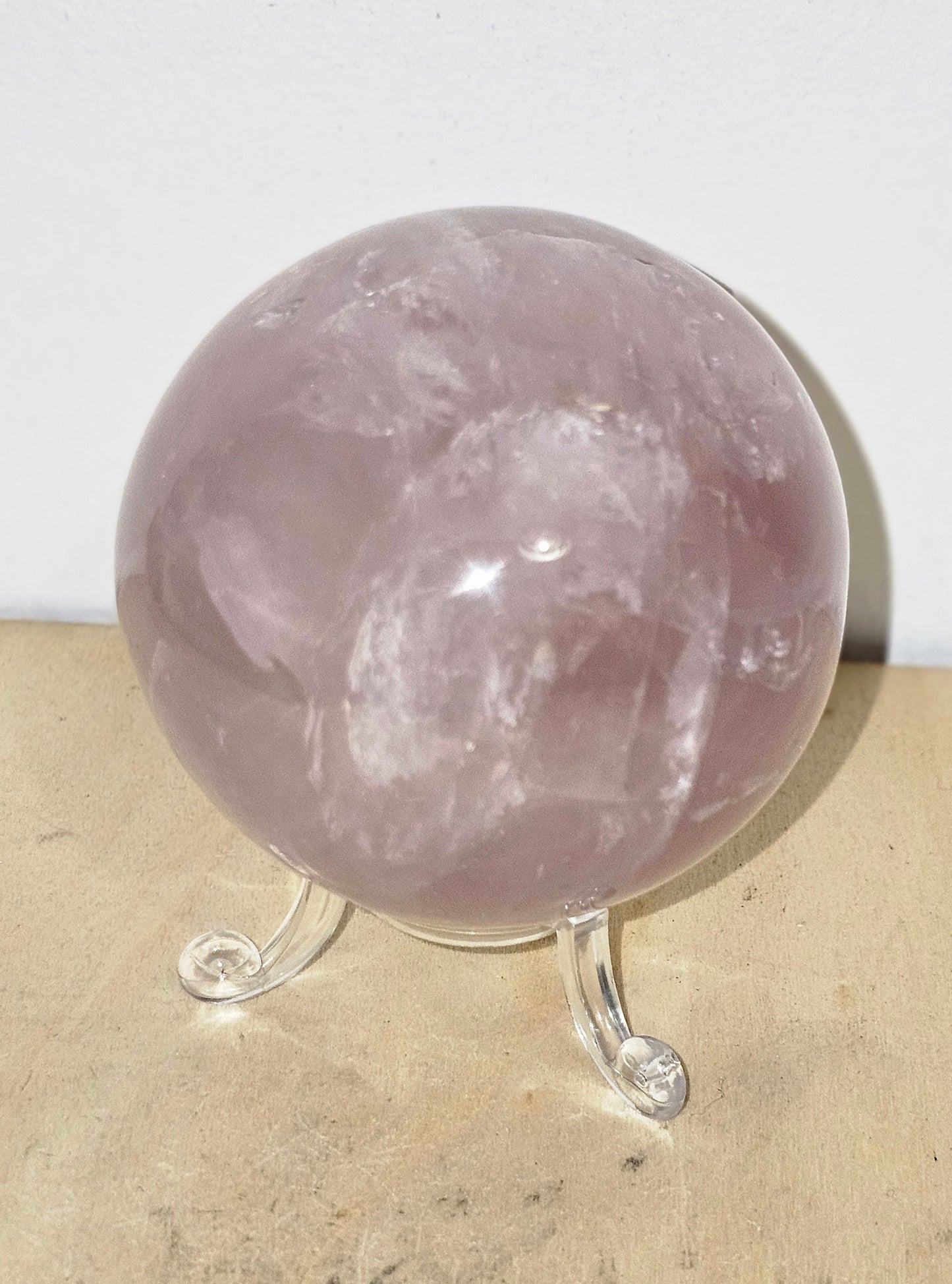 Large Rose Quartz Sphere