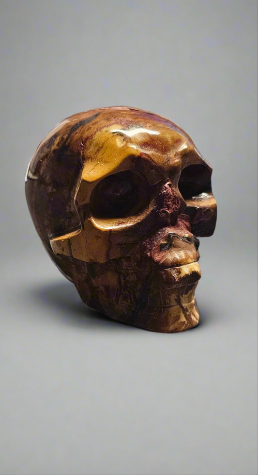 Big Jasper Skull Carving