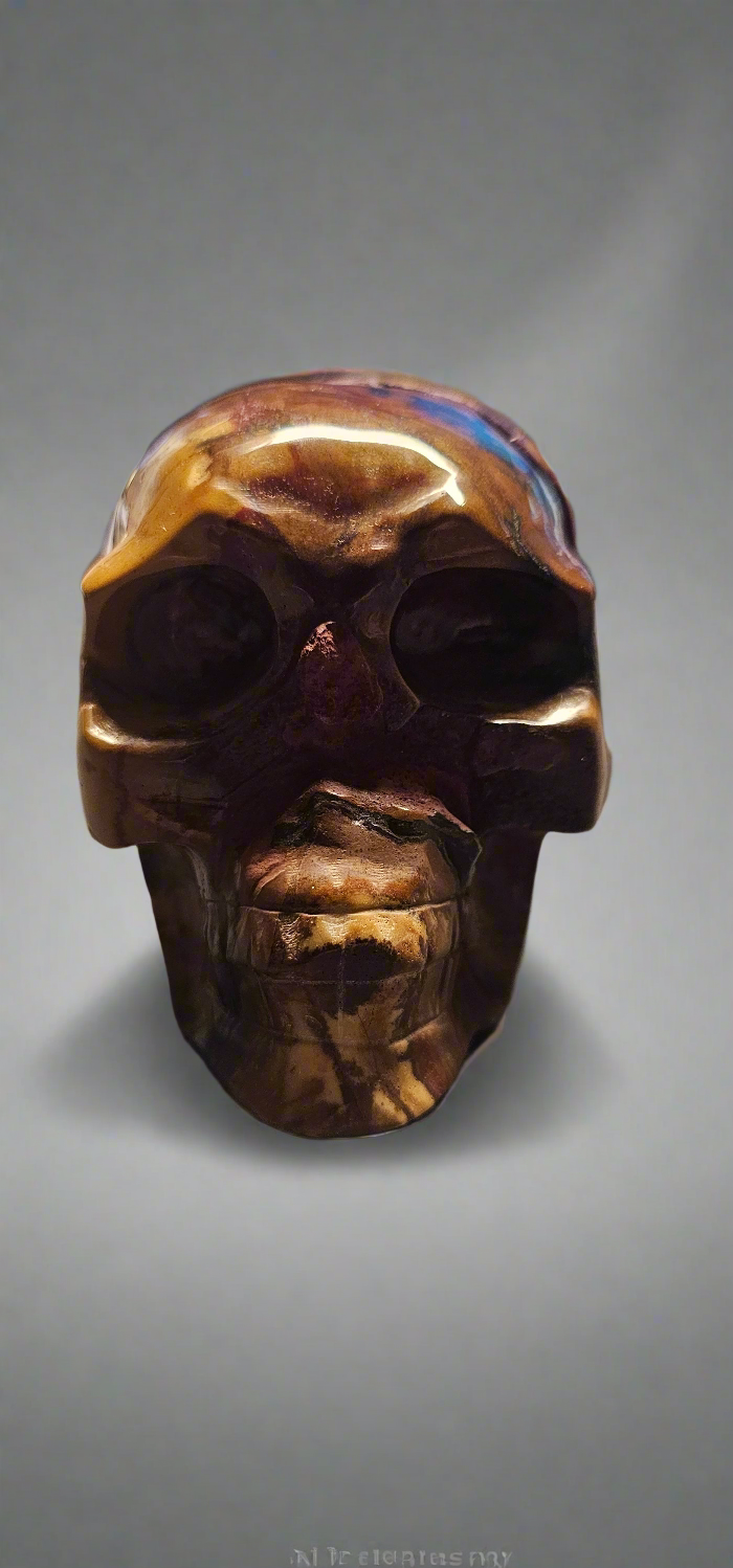 Big Jasper Skull Carving