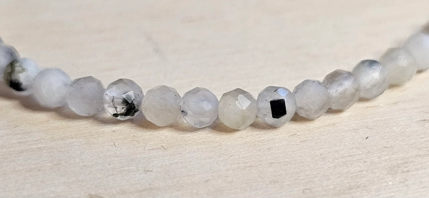 Handmade Delicate Faceted Crystal Bead Bracelets