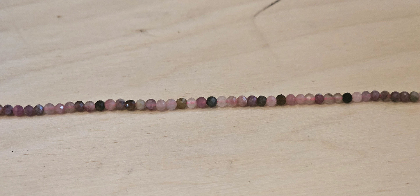 Handmade Delicate Faceted Crystal Bead Bracelets