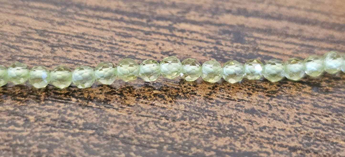 Handmade Delicate Faceted Crystal Bead Bracelets